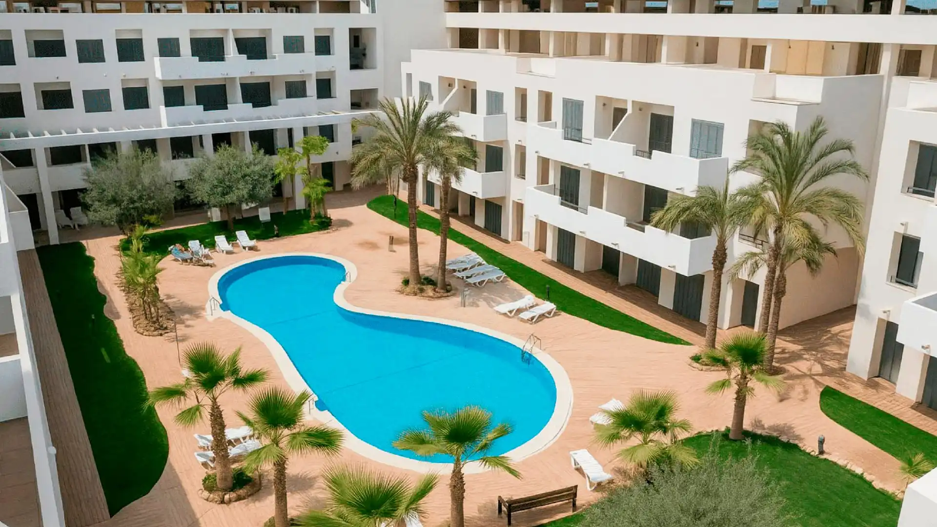 Schwimmbecken von Wohnungen zum Verkauf in Vera mit Terrasse und Gemeinschaftspool