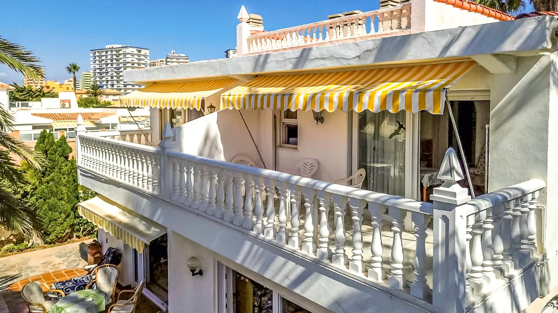 Balcony of Houses for sale in La Manga del Mar Menor  with Air Conditioner and Terrace