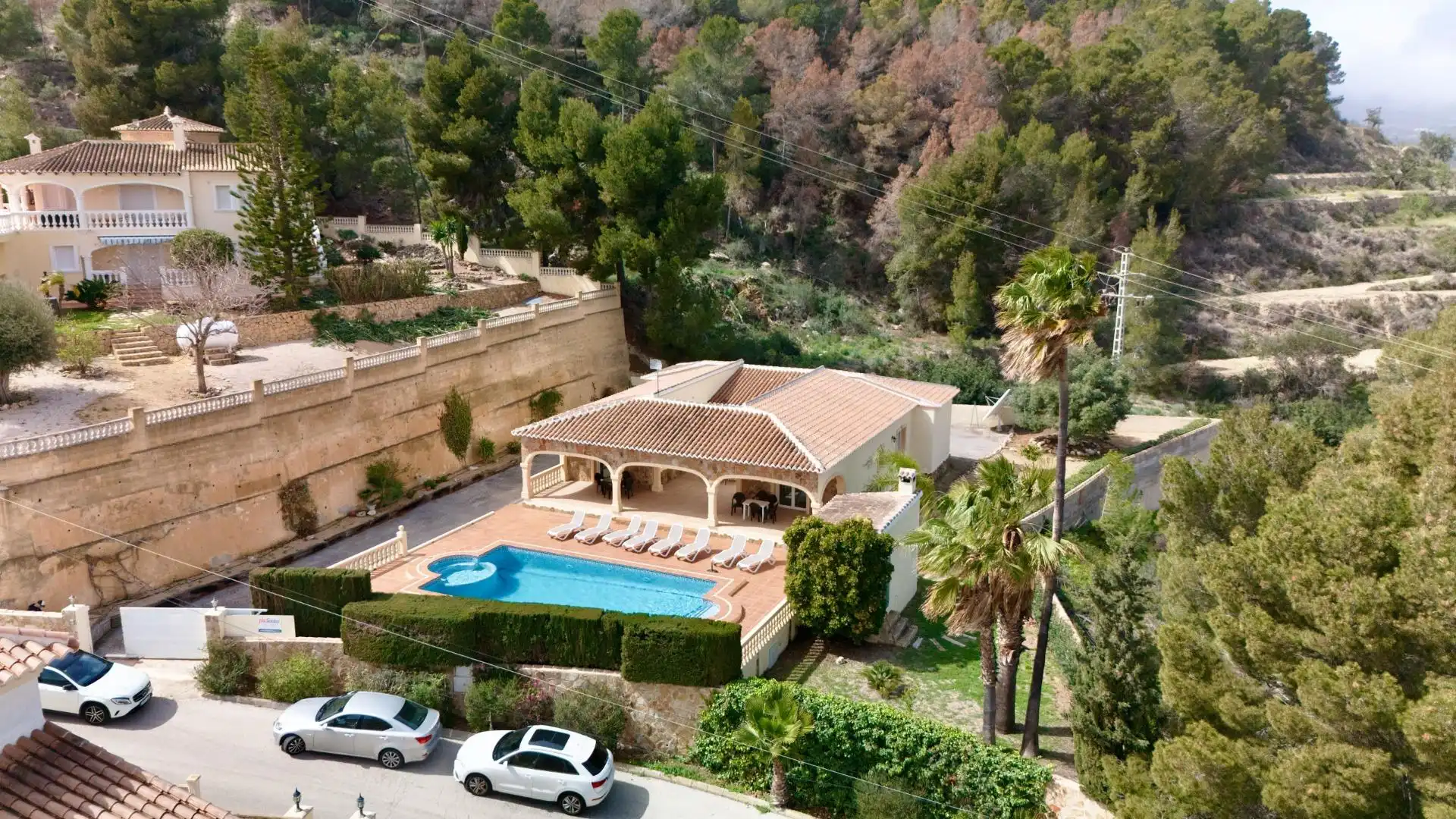 Jardín de Casa o chalet en venta en Calpe / Calp con Aire acondicionado, Jardín privado y Terraza
