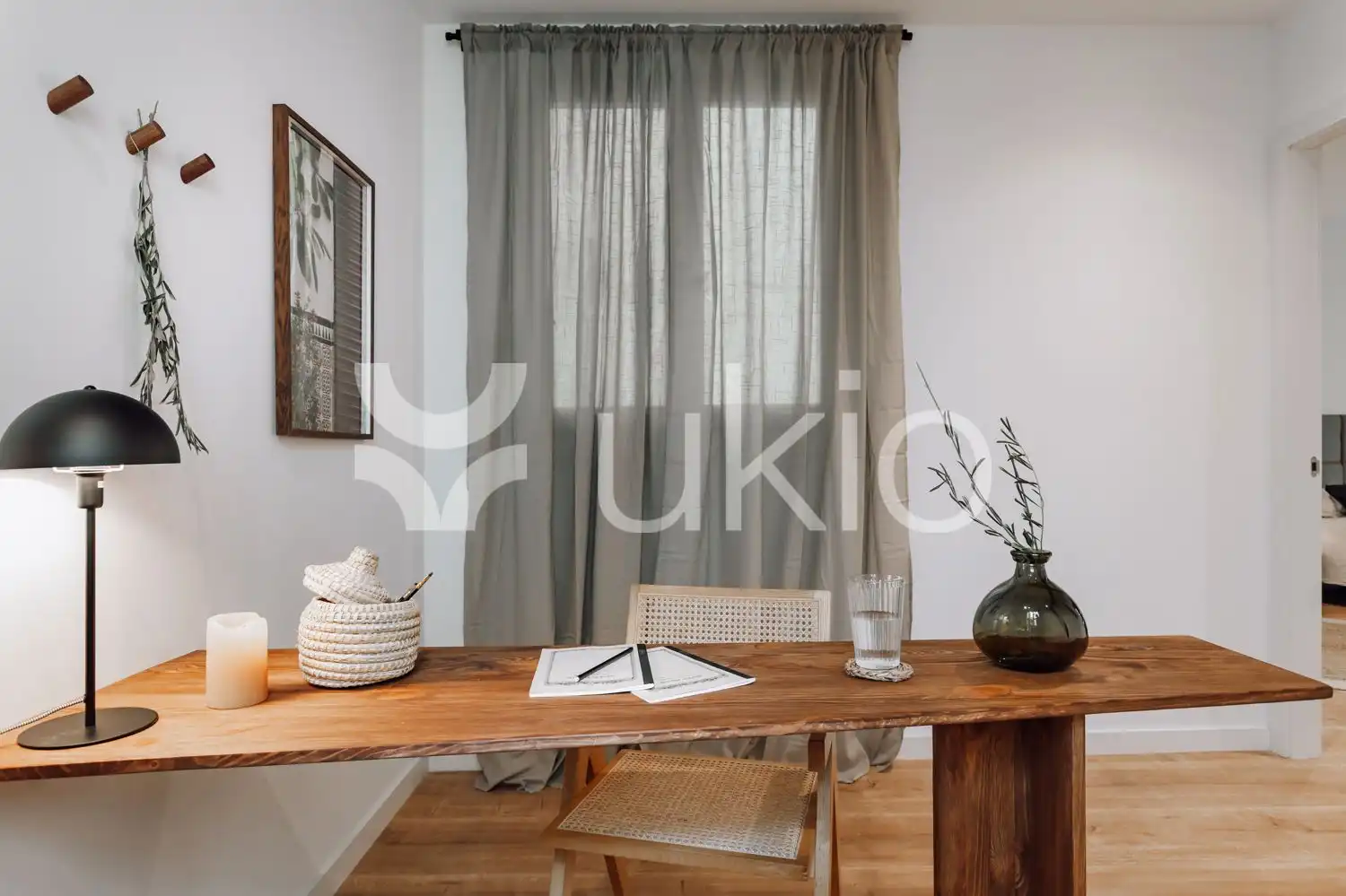 Schlafzimmer von Wohnungen zur Miete in Barcelona mit Klimaanlage, Heizung und Terrasse