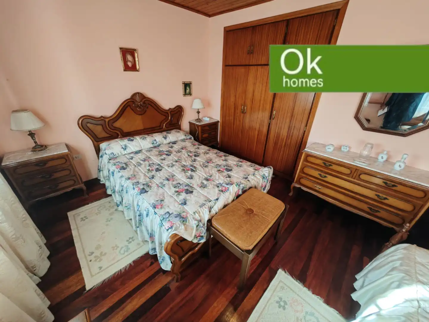 Habitación de Casa adosada en venta en Vilasantar con Calefacción, Jardín privado y Parquet
