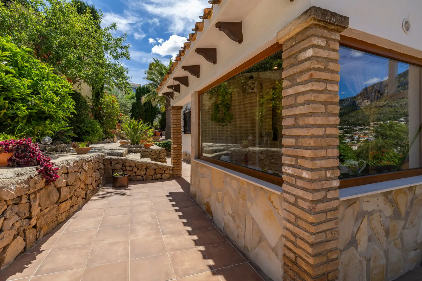 Garden of Houses for sale in Dénia  with Air Conditioner, Private garden and Terrace