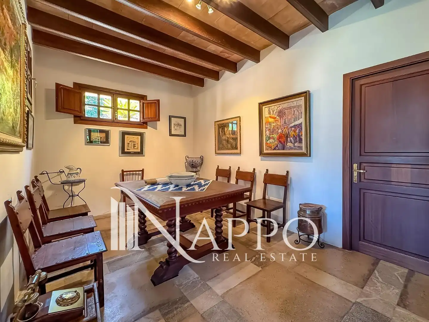 Dining room of Houses for sale in Sóller  with Air Conditioner, Storage room and Swimming Pool