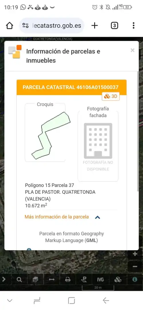 Residential land for sale in Quatretonda, imagen 4