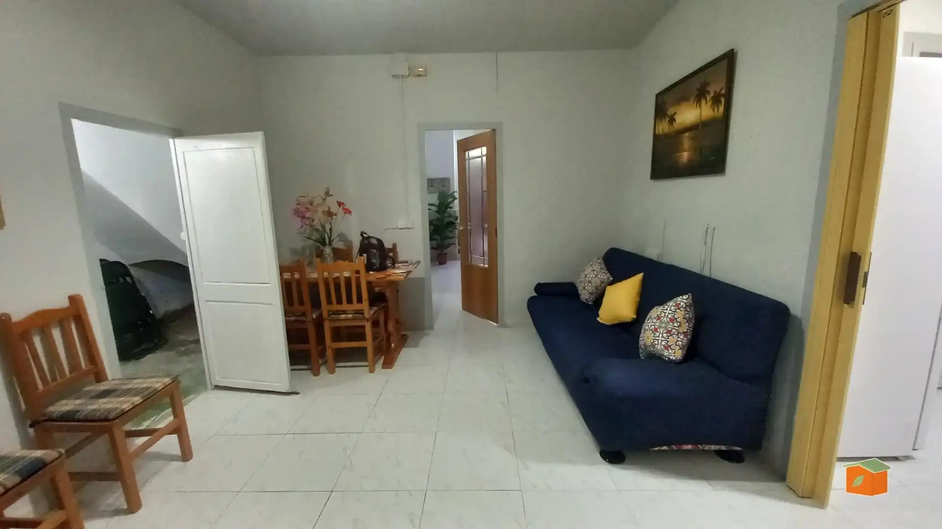 Sala d'estar de Casa adosada en venda en Godall amb Traster i Moblat