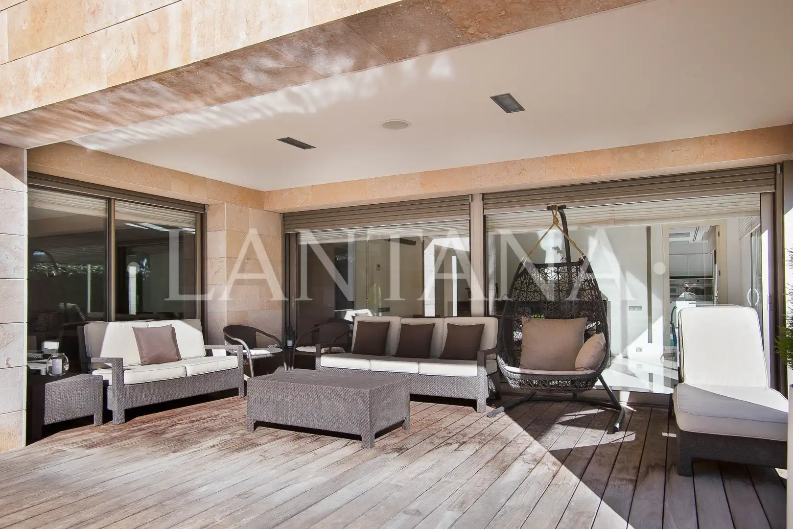 Terraza de Casa o chalet en venta en Barcelona con Aire acondicionado, Calefacción y Jardín privado
