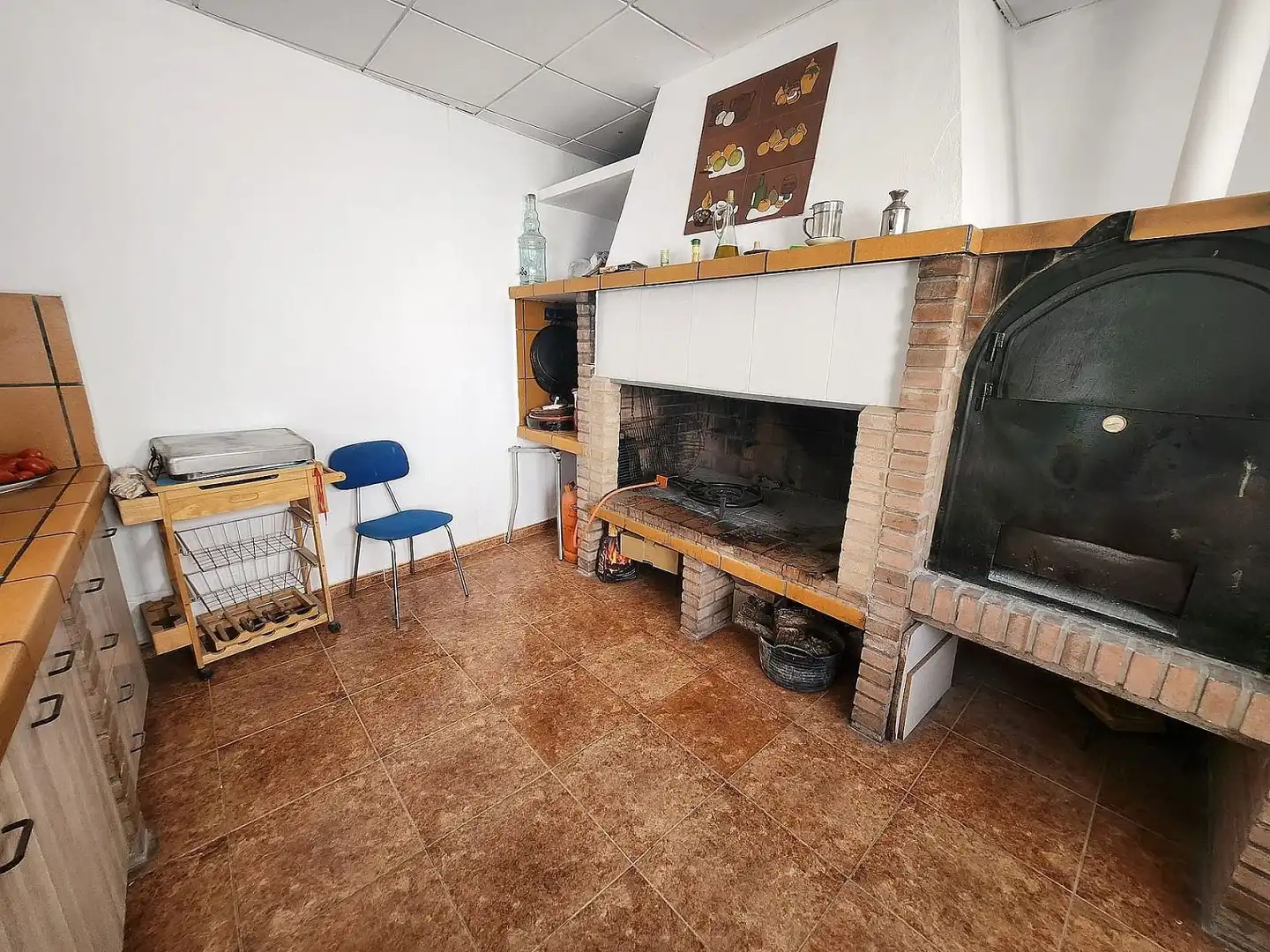 Küche von Country house zum Verkauf in Villena mit Terrasse und Möbliert