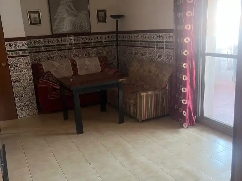 Living room of Flat for sale in Marmolejo  with Terrace, Storage room and Furnished