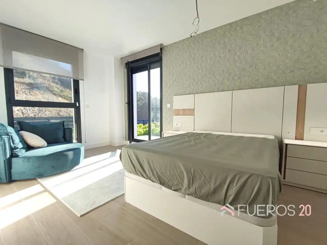 Habitación de Casa adosada en venta en Zierbena con Calefacción, Jardín privado y Terraza