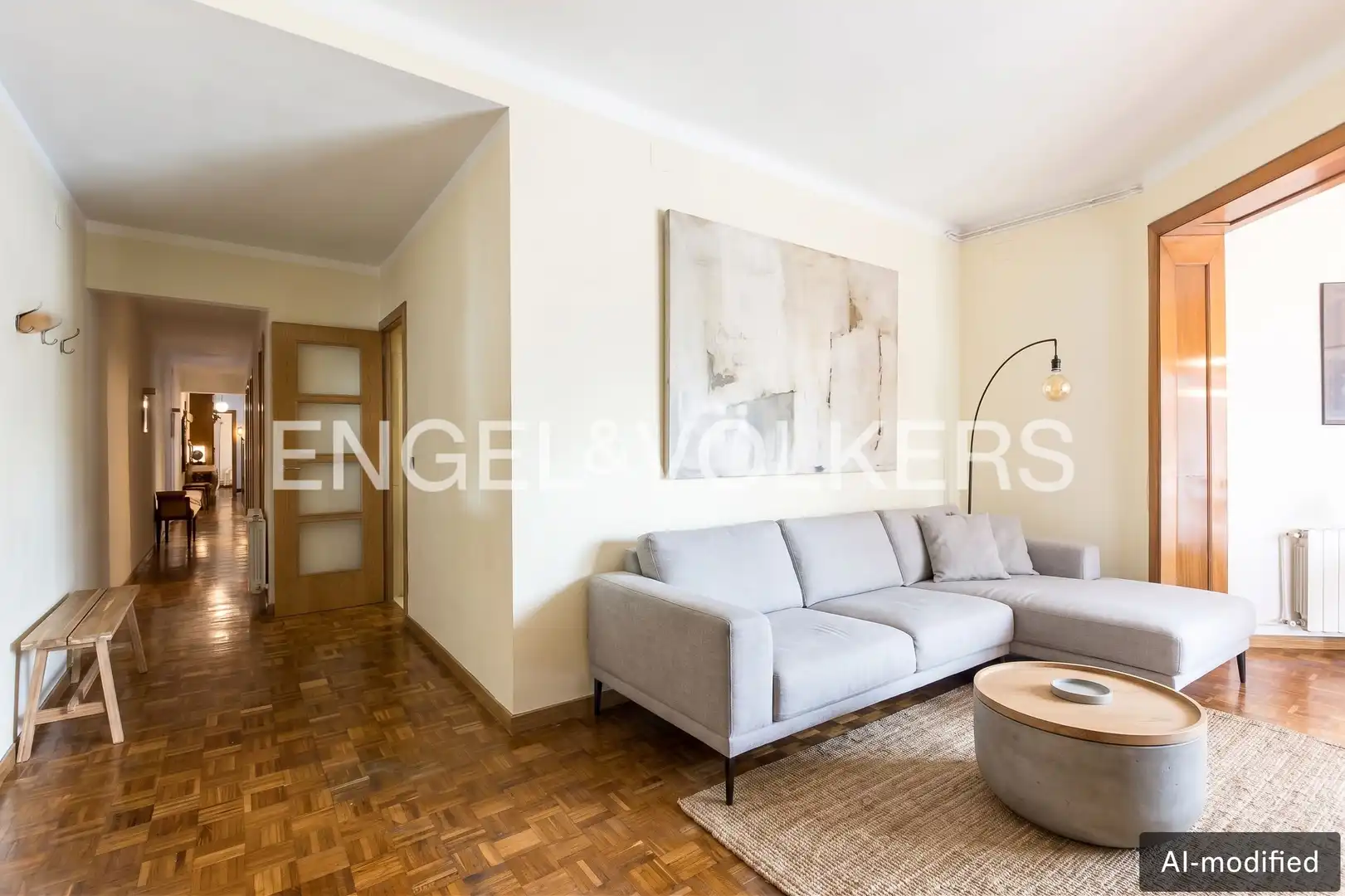 Sala de estar de Piso en venta en Sarrià - Sant Gervasi