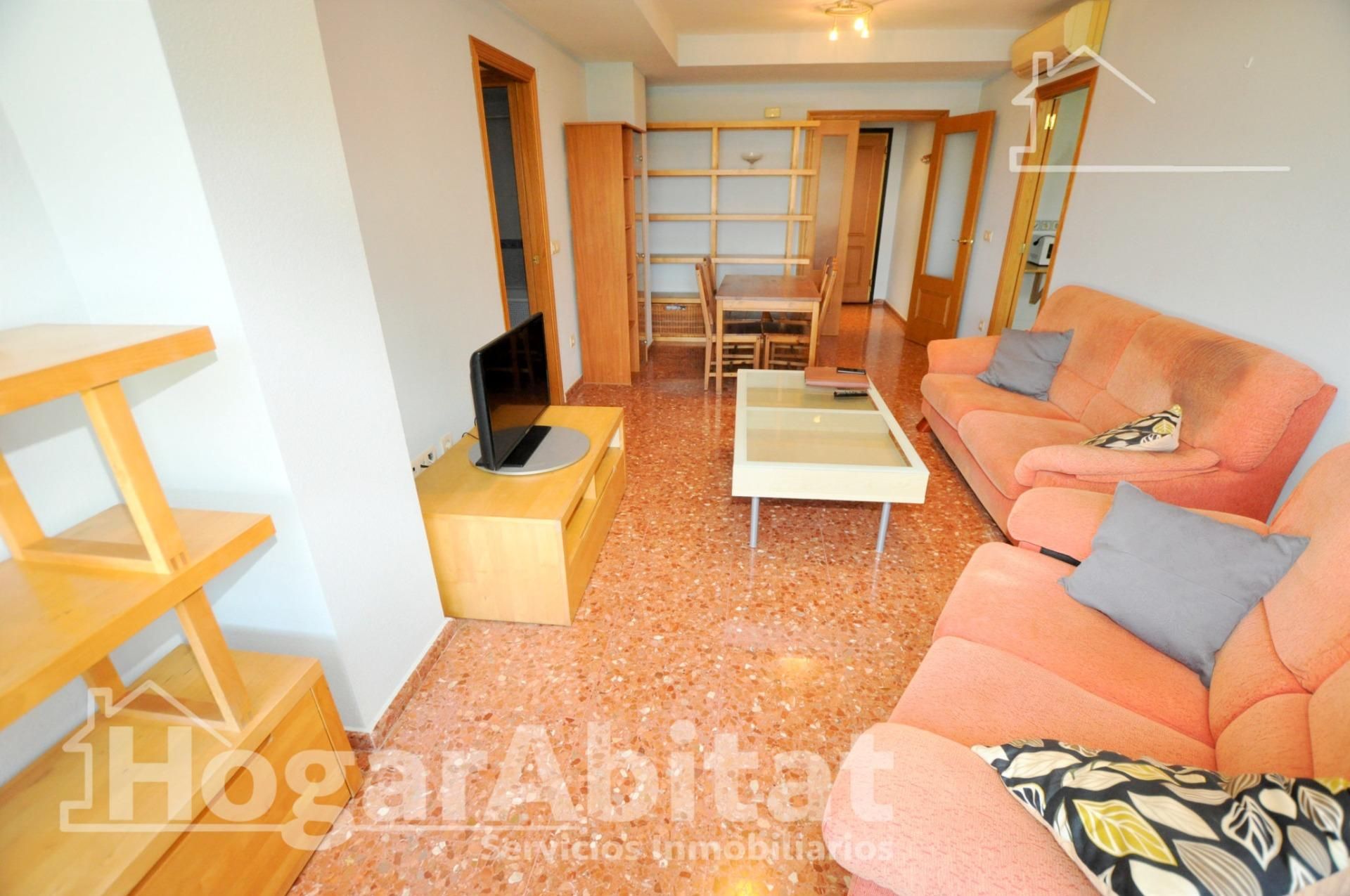 Sala de estar de Piso en venta en  Valencia Capital con Piscina comunitaria
