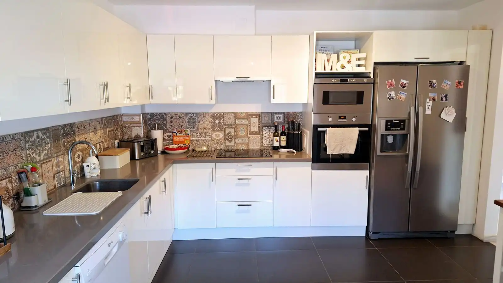 Cocina de Casa adosada en venta en Manilva con Aire acondicionado, Terraza y TV