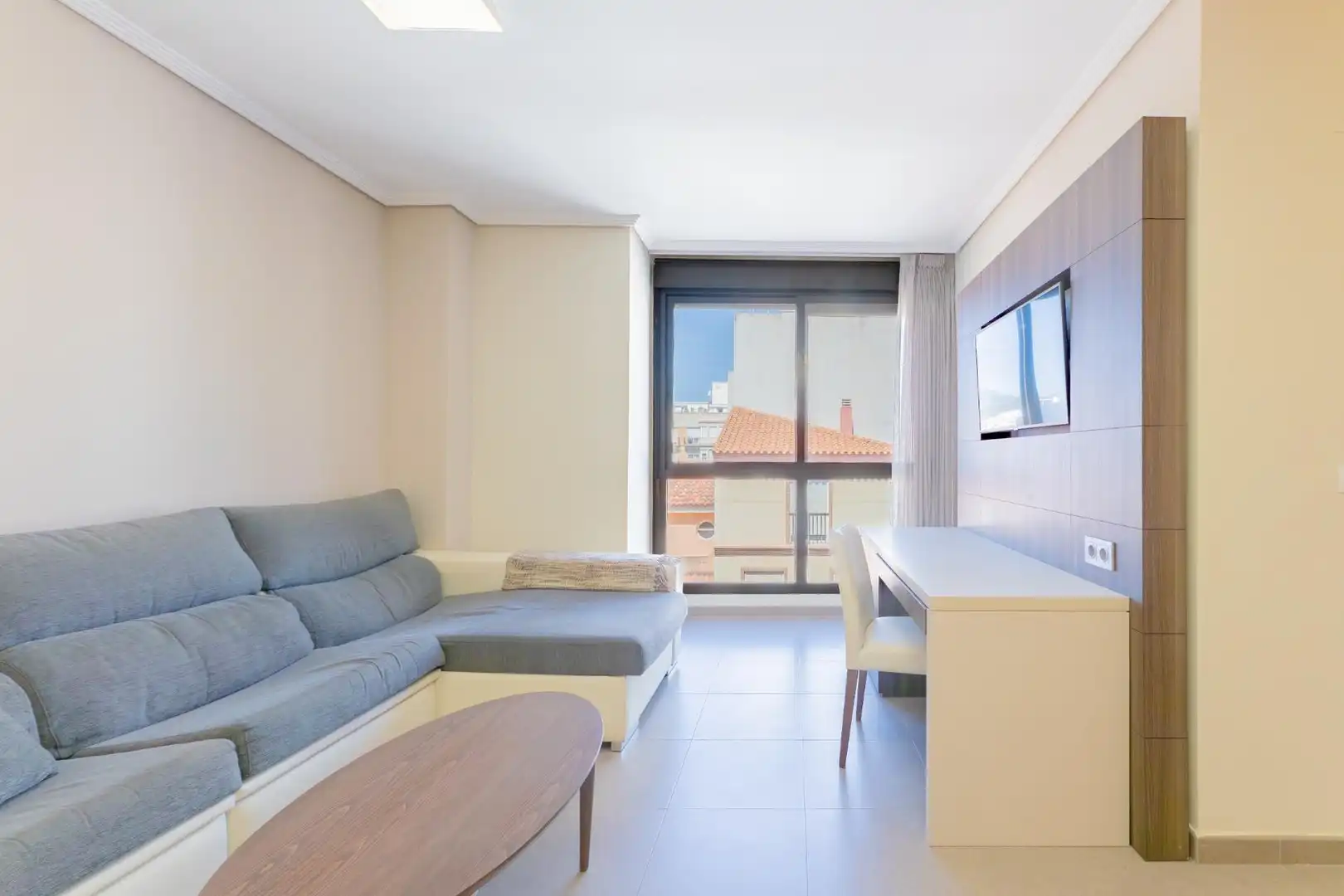 Sala de estar de Piso en venta en La Vall d'Uixó con Aire acondicionado y Amueblado