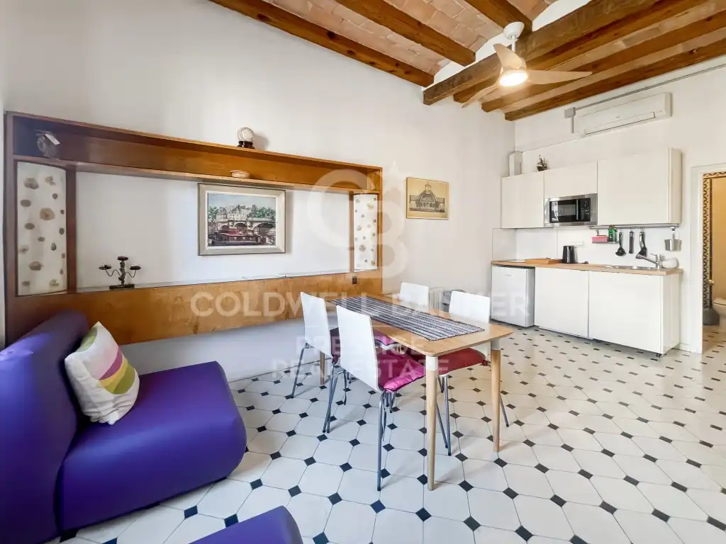 Cuina de Àtic en venda en Barcelona amb Aire condicionat, Terrassa i Rentadora