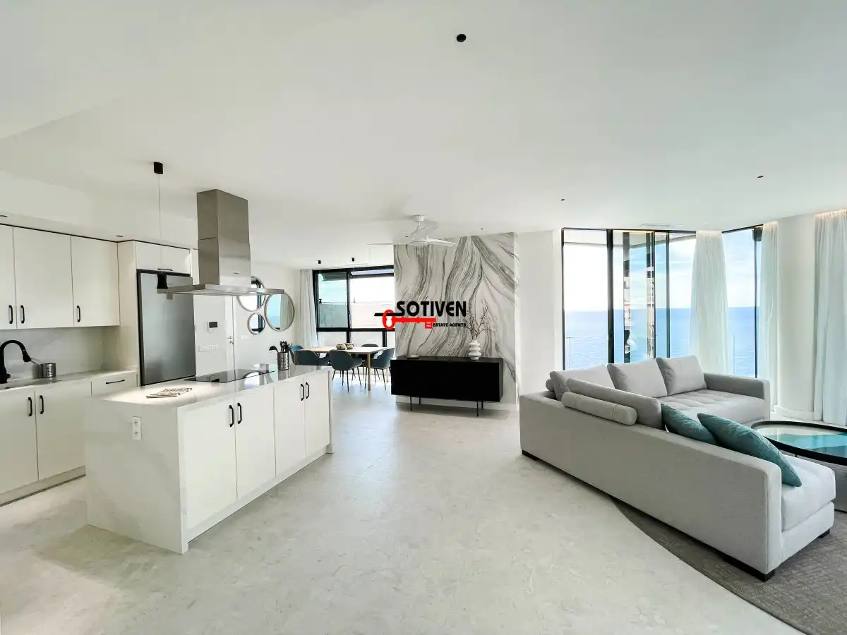 Sala de estar de Casa o chalet de alquiler en El Rosario con Terraza y Piscina