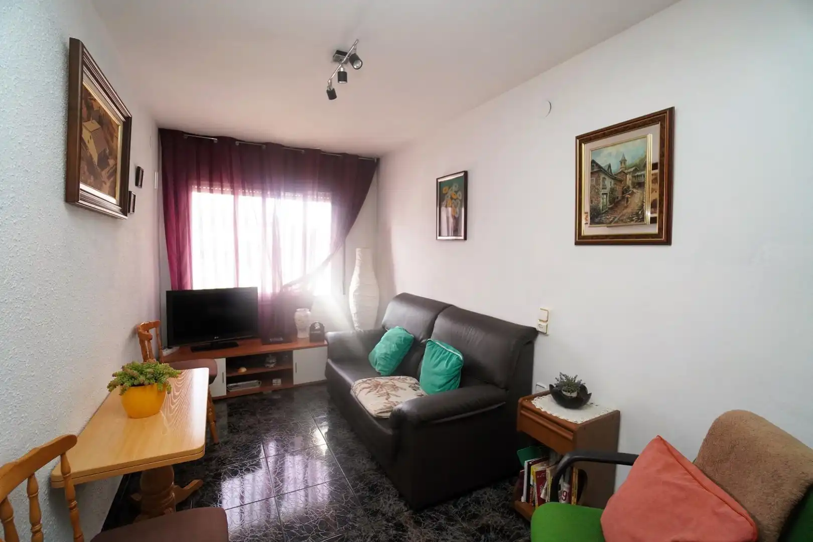 Sala de estar de Piso en venta en Terrassa con Amueblado y Alarma