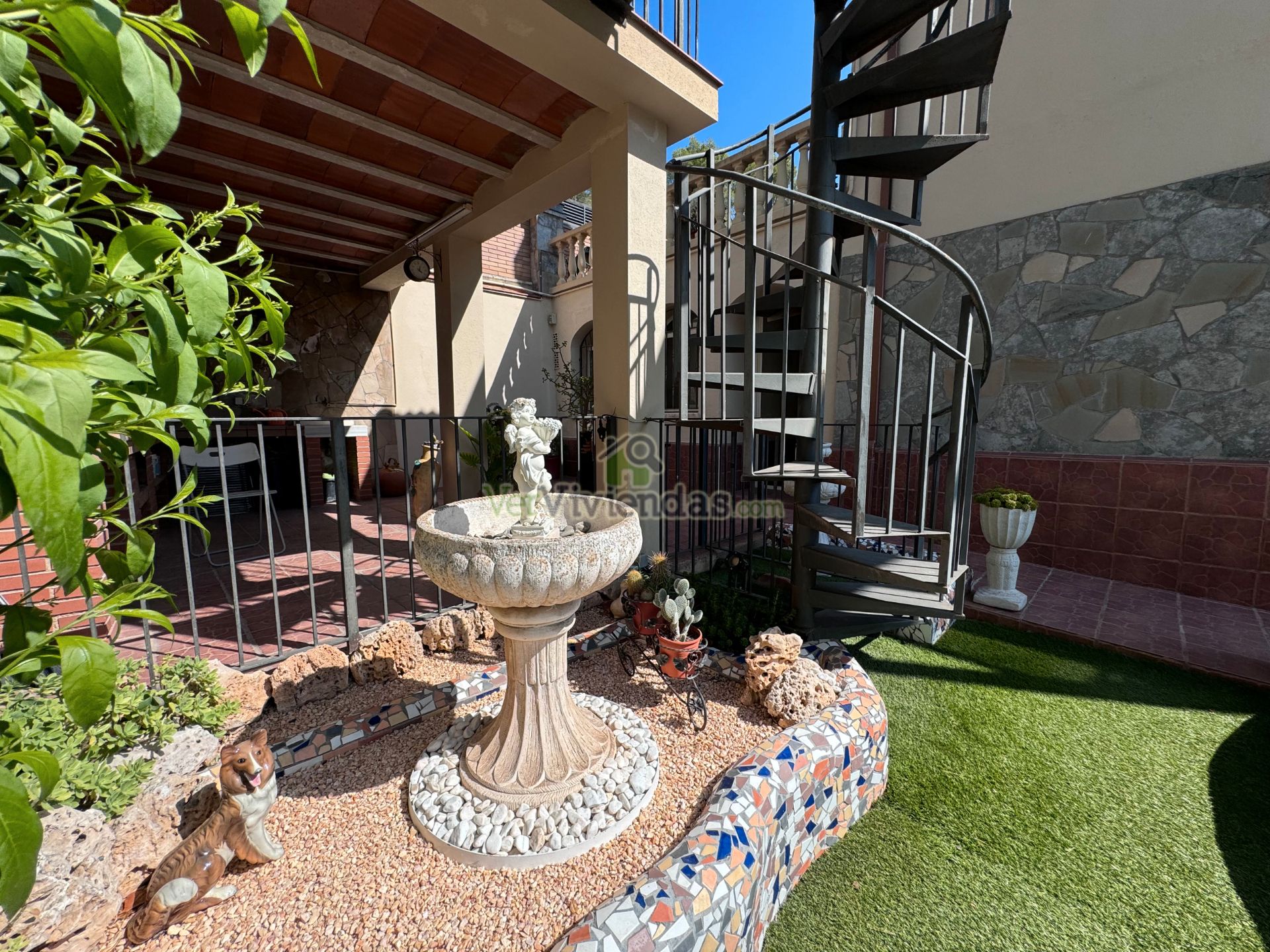 Terrassa de Casa o xalet en venda en Cervelló amb Calefacció, Jardí privat i Terrassa