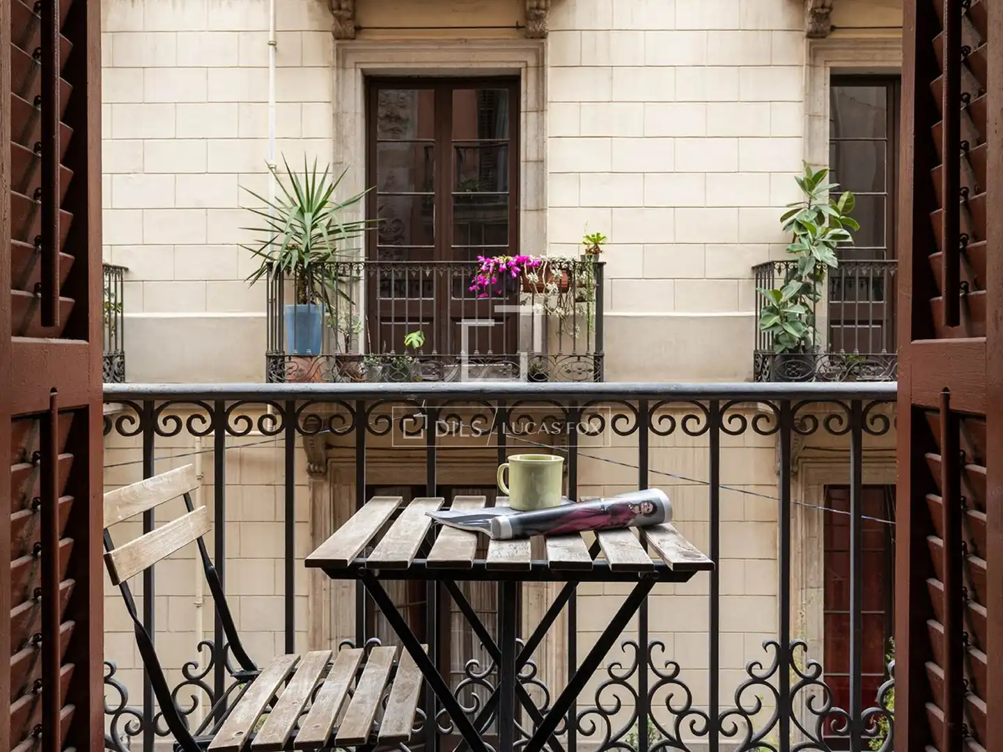 Terraza de Piso en venta en Barcelona con Calefacción, Parquet y Amueblado