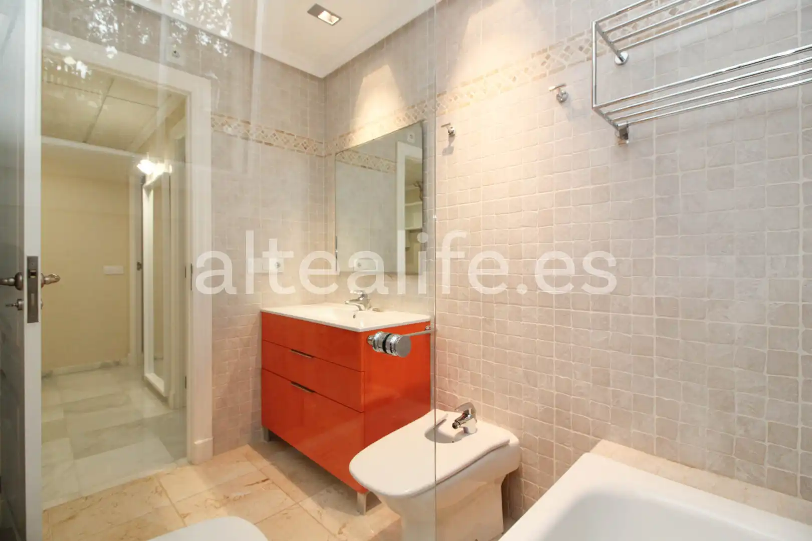 Baño de Apartamento en venta en Altea con Aire acondicionado, Calefacción y Jardín privado