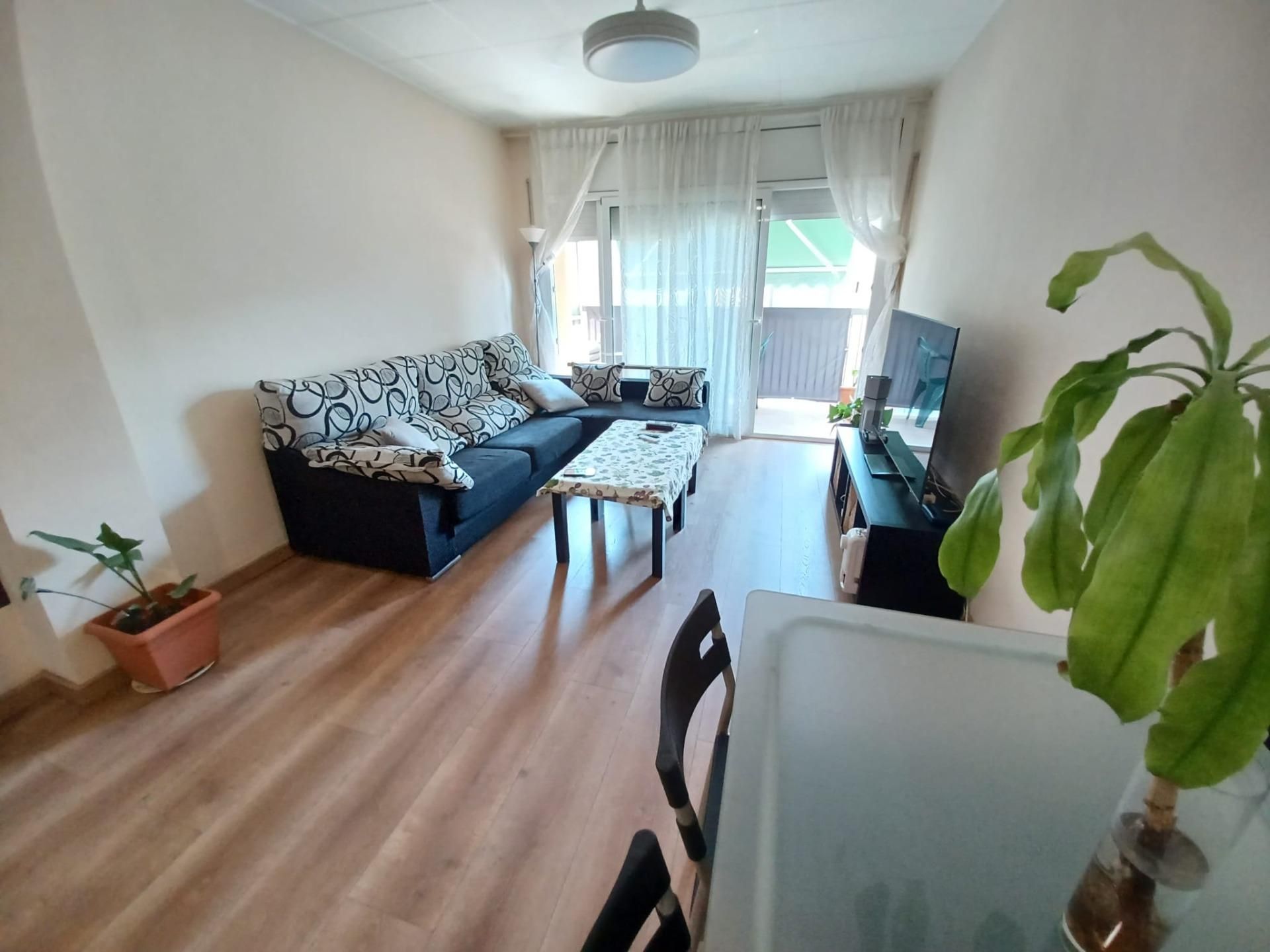 Sala d'estar de Estudi en venda en Pineda de Mar amb Aire condicionat, Parquet i Balcó