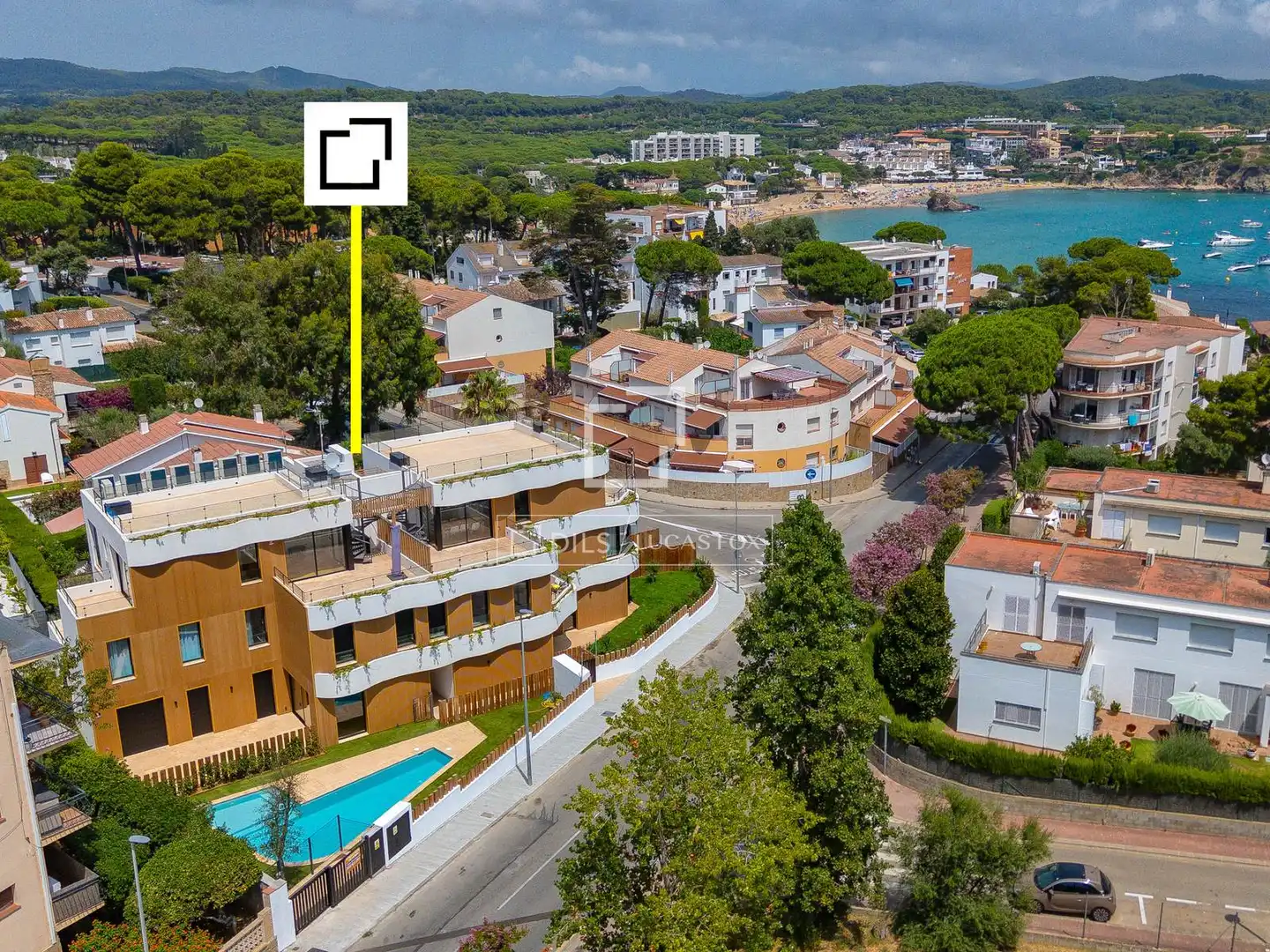 Vista exterior de Piso en venta en Palamós con Aire acondicionado, Calefacción y Jardín privado