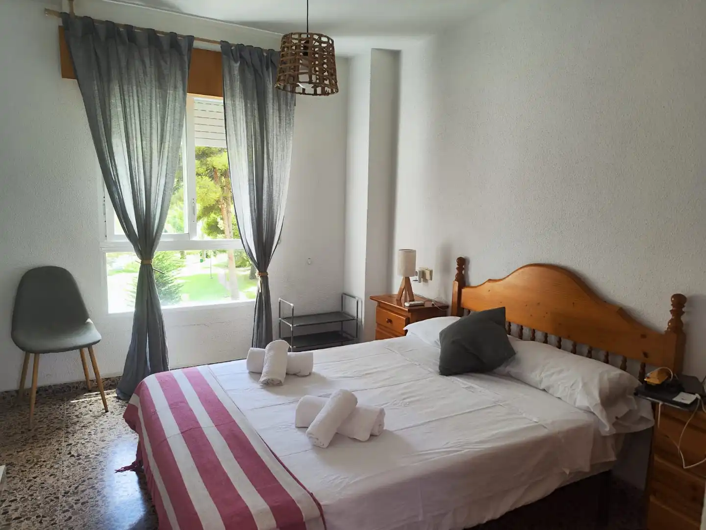 Dormitori de Apartament de lloguer en Alicante / Alacant amb Aire condicionat, Calefacció i Terrassa