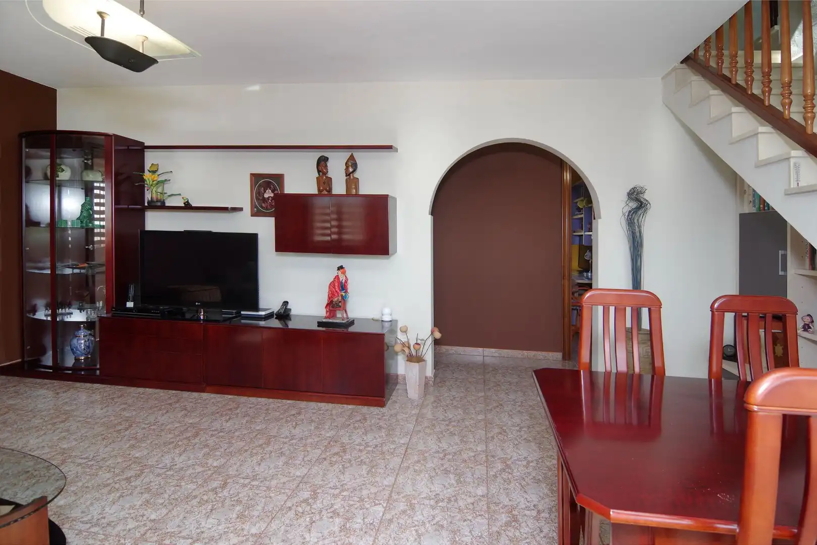Sala d'estar de Casa o xalet en venda en Sant Vicenç Dels Horts amb Aire condicionat, Calefacció i Jardí privat