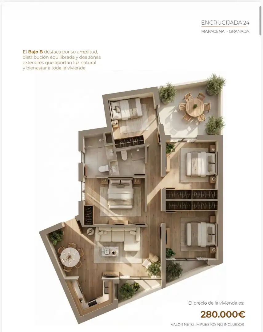 Flat for sale in Maracena  with Air Conditioner, Heating and Terrace