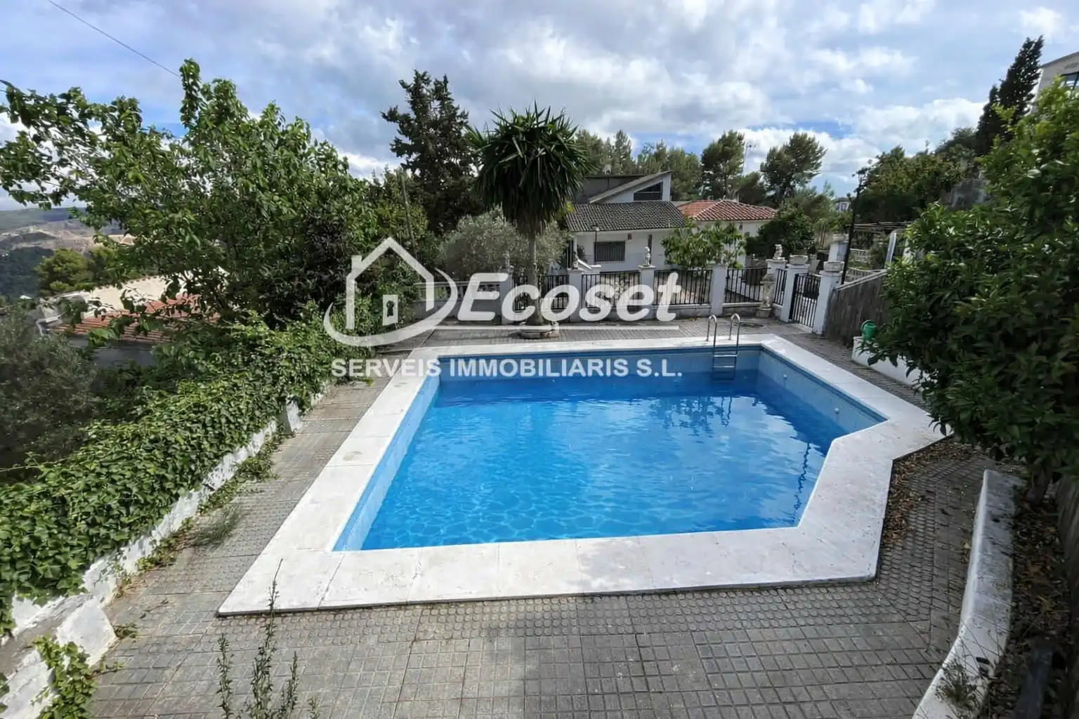 Swimming pool of Detached homes for sale in Vallirana  with Heating, Private garden and Terrace