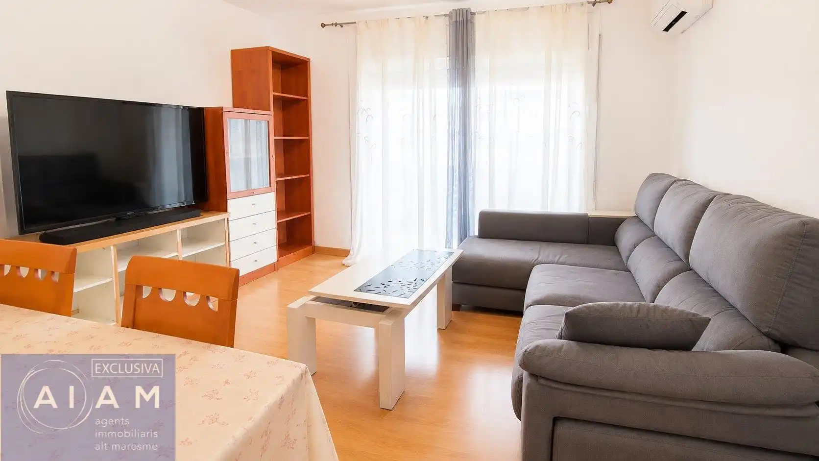 Sala de estar de Piso en venta en Pineda de Mar con Aire acondicionado y Balcón
