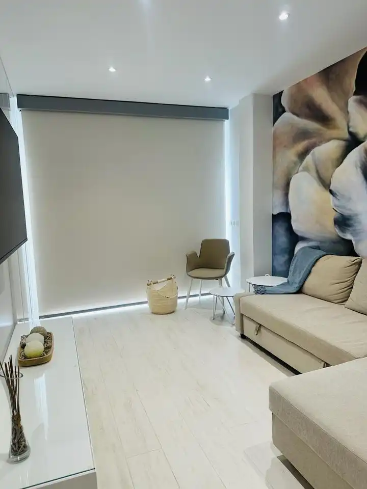 Living room of Study for rent in Las Palmas de Gran Canaria  with Air Conditioner, Terrace and Furnished