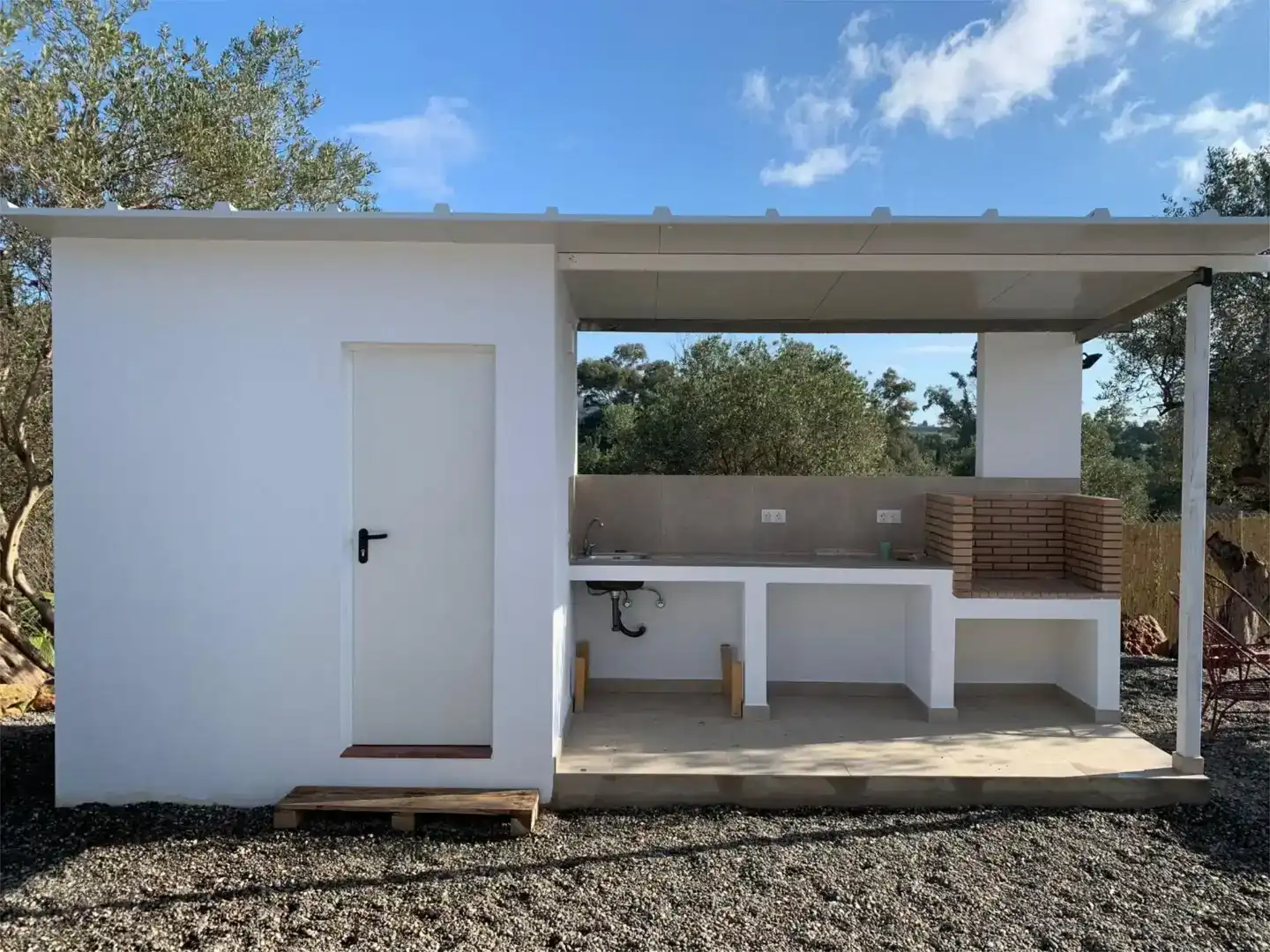 Außenansicht von Country house zur Miete in Alhaurín El Grande mit Privatgarten, Schwimmbad und Möbliert