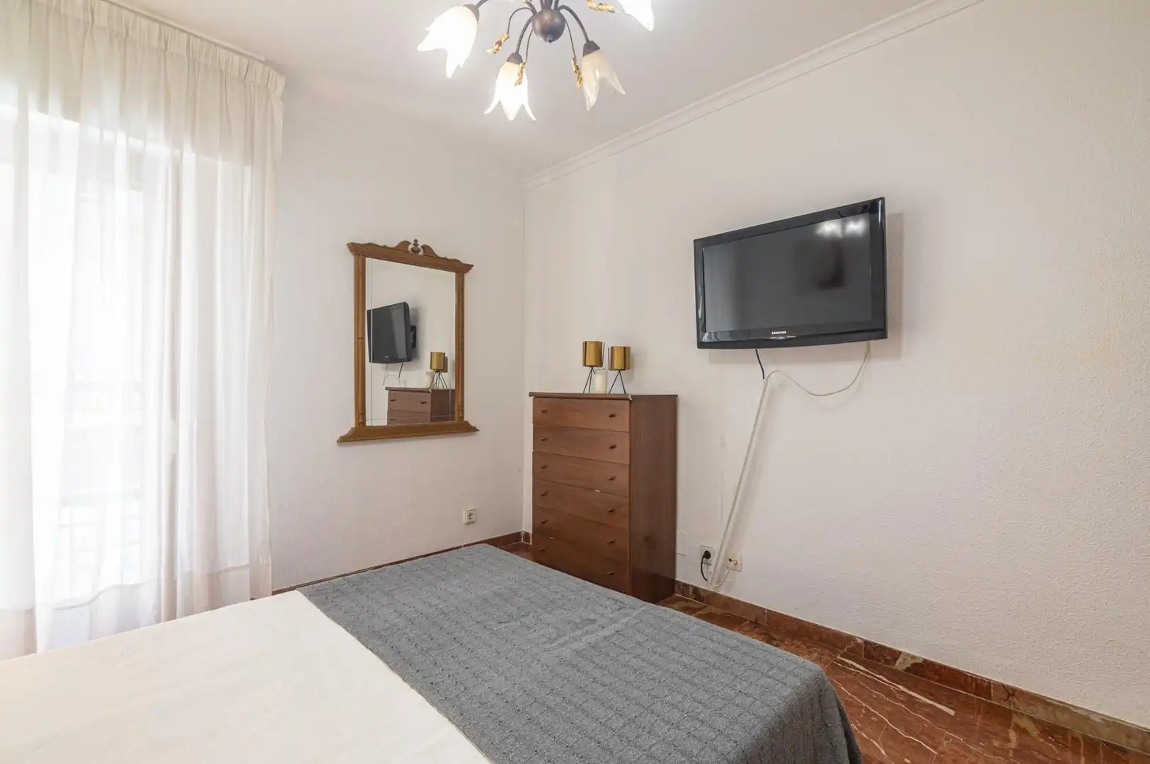 Schlafzimmer von Wohnung zum Verkauf in Elche / Elx mit Klimaanlage, Heizung und Balkon