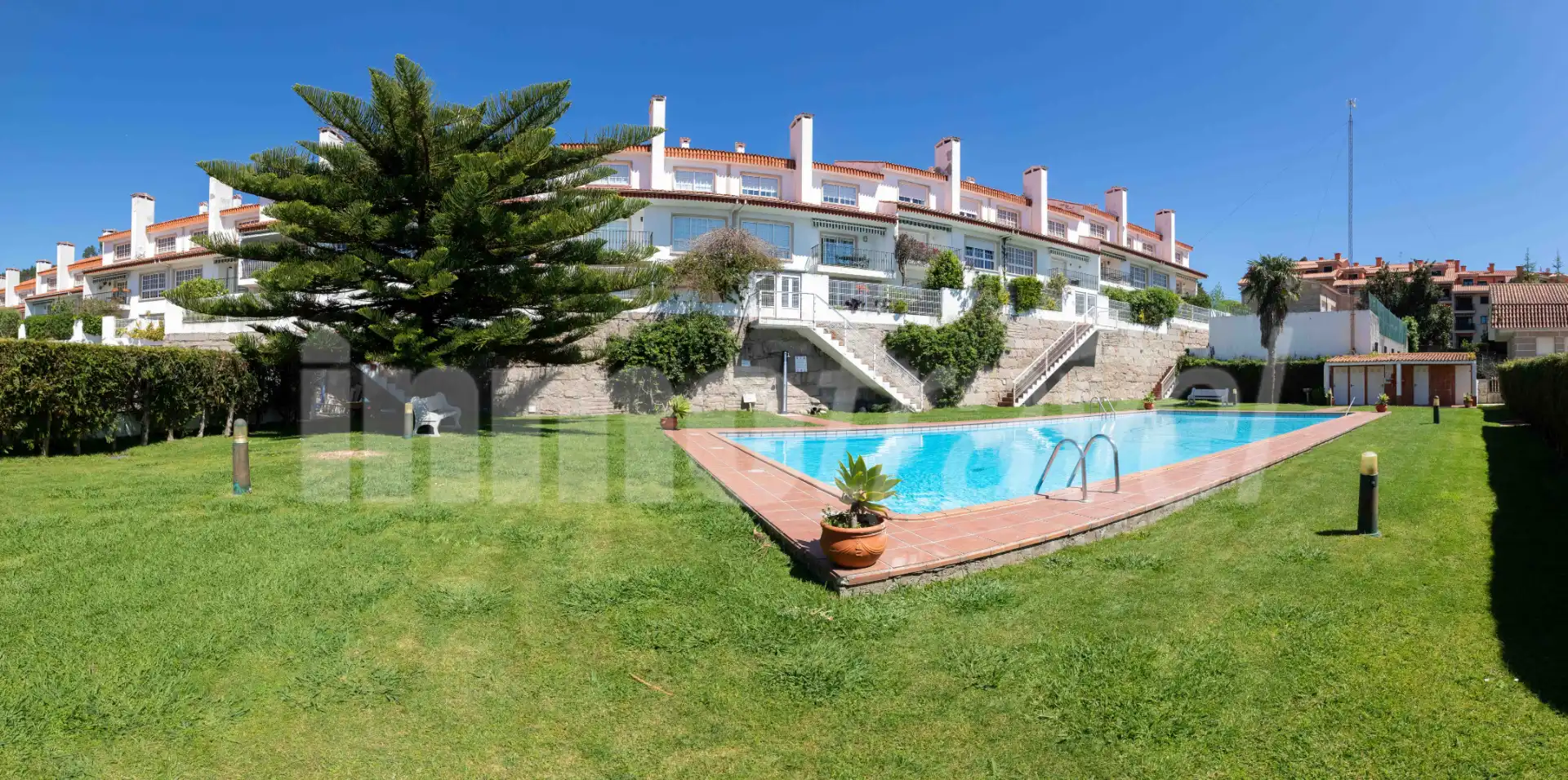 Jardí de Casa adosada de lloguer en Sanxenxo amb Jardí privat, Terrassa i Moblat