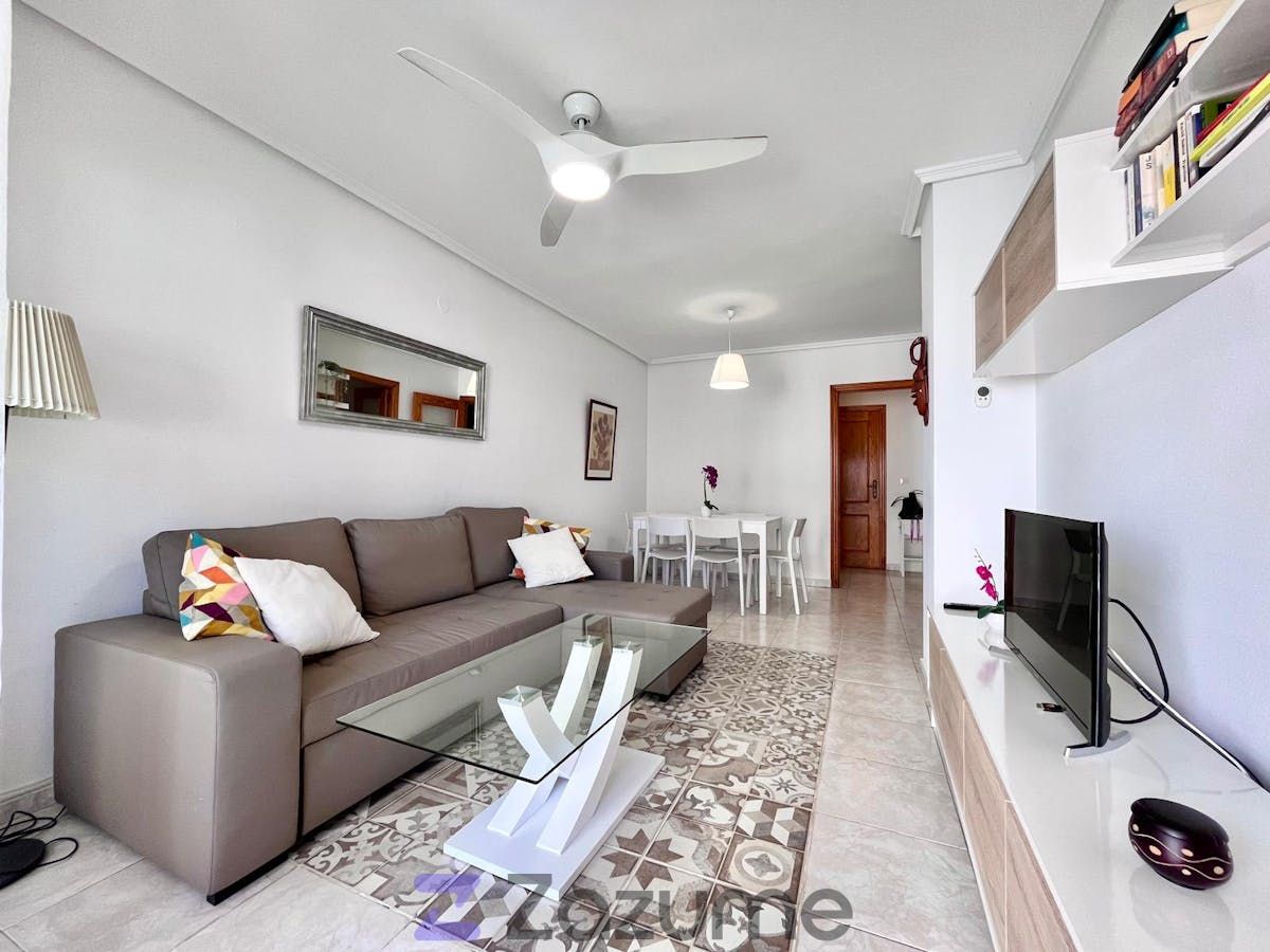 Living room of Flat to rent in Cullera  with Air Conditioner, Terrace and Swimming Pool