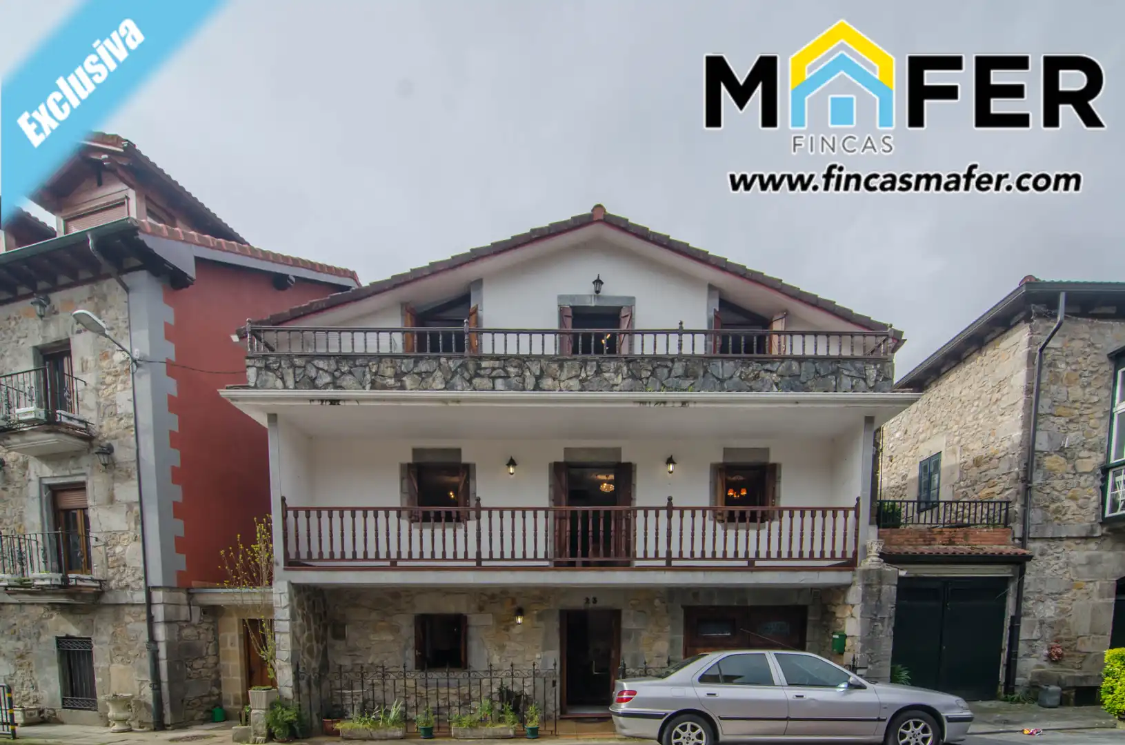 Vista exterior de Casa adosada en venta en Ruesga con Calefacción, Parquet y Balcón