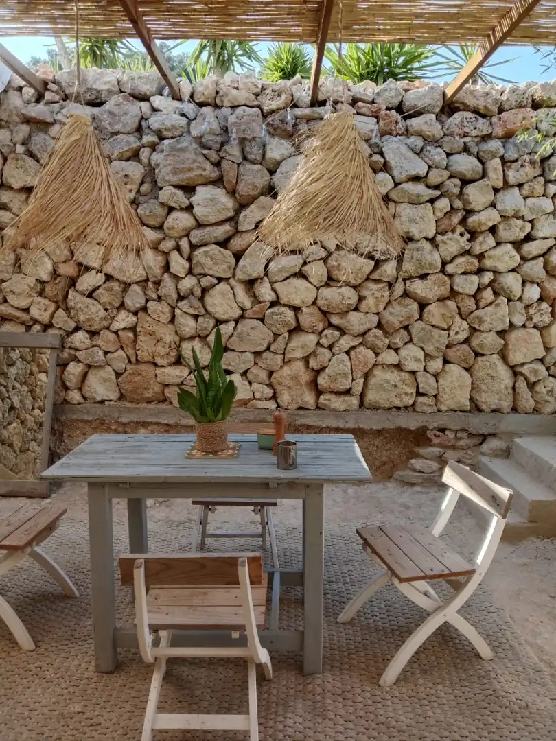 Terrassa de Casa o xalet en venda en Petra amb Jardí privat, Terrassa i Moblat