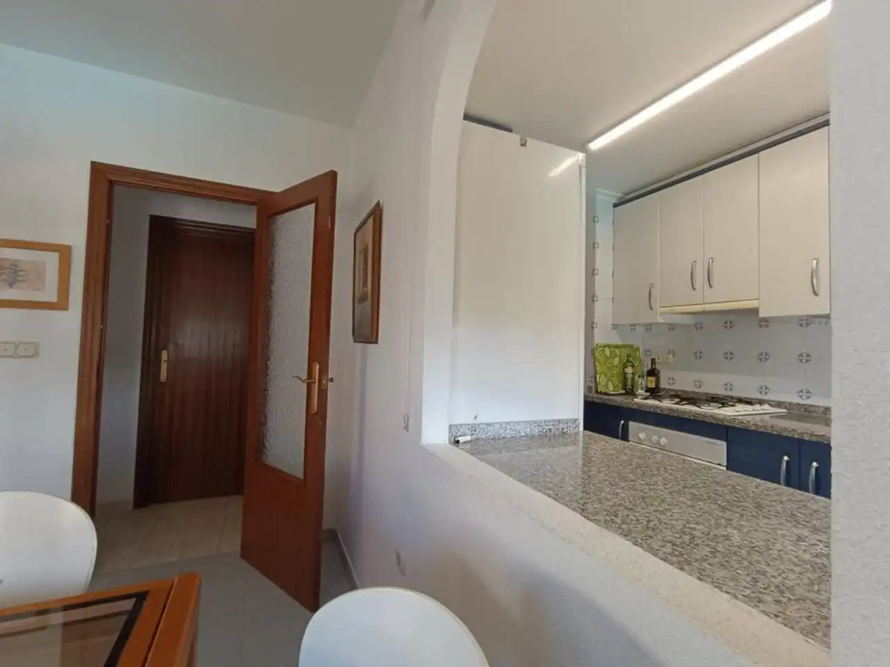 Kitchen of Flat for rent in El Campello  with Air Conditioner, Terrace and Furnished