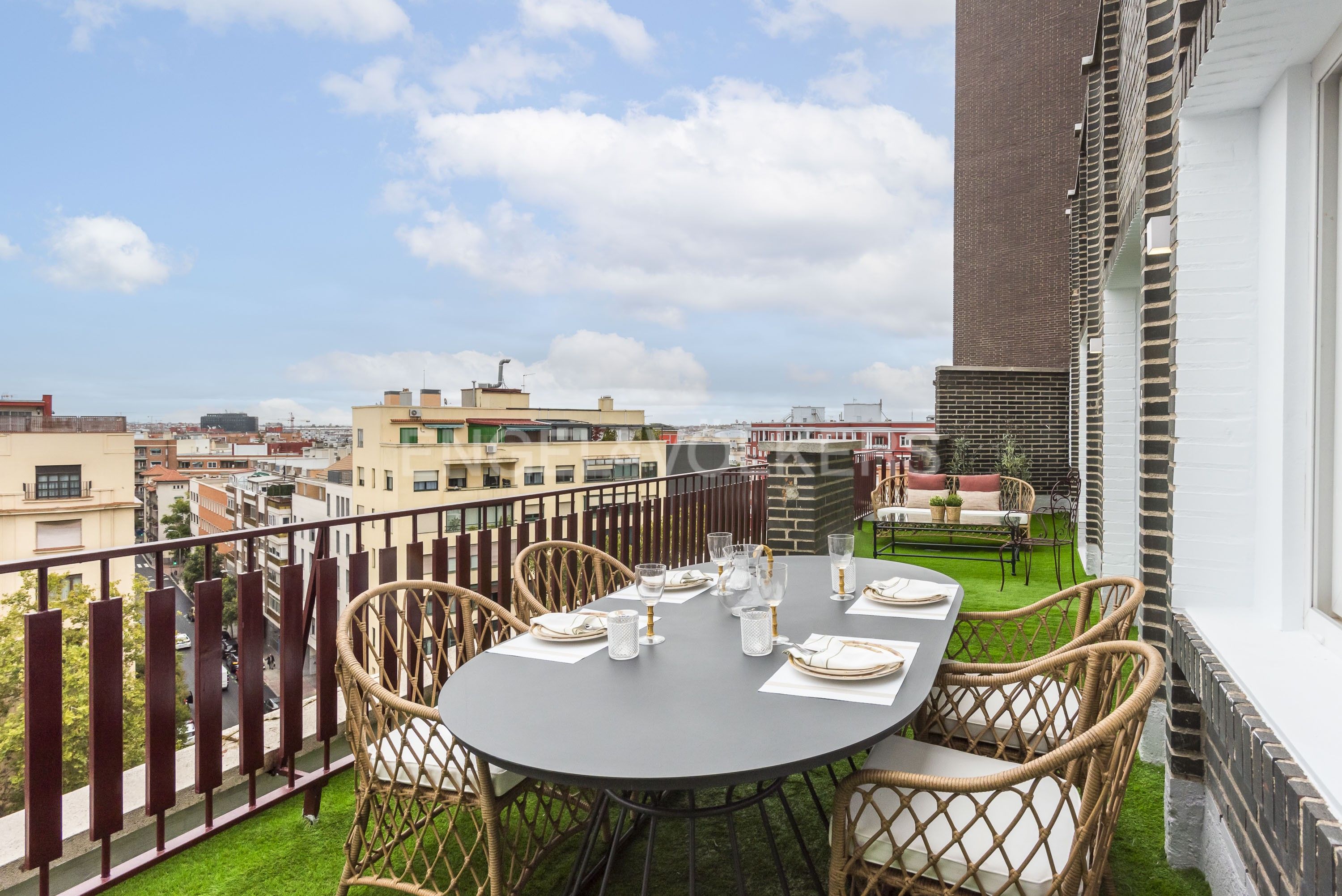 Terrace of Attic to rent in  Madrid Capital  with Air Conditioner, Heating and Terrace