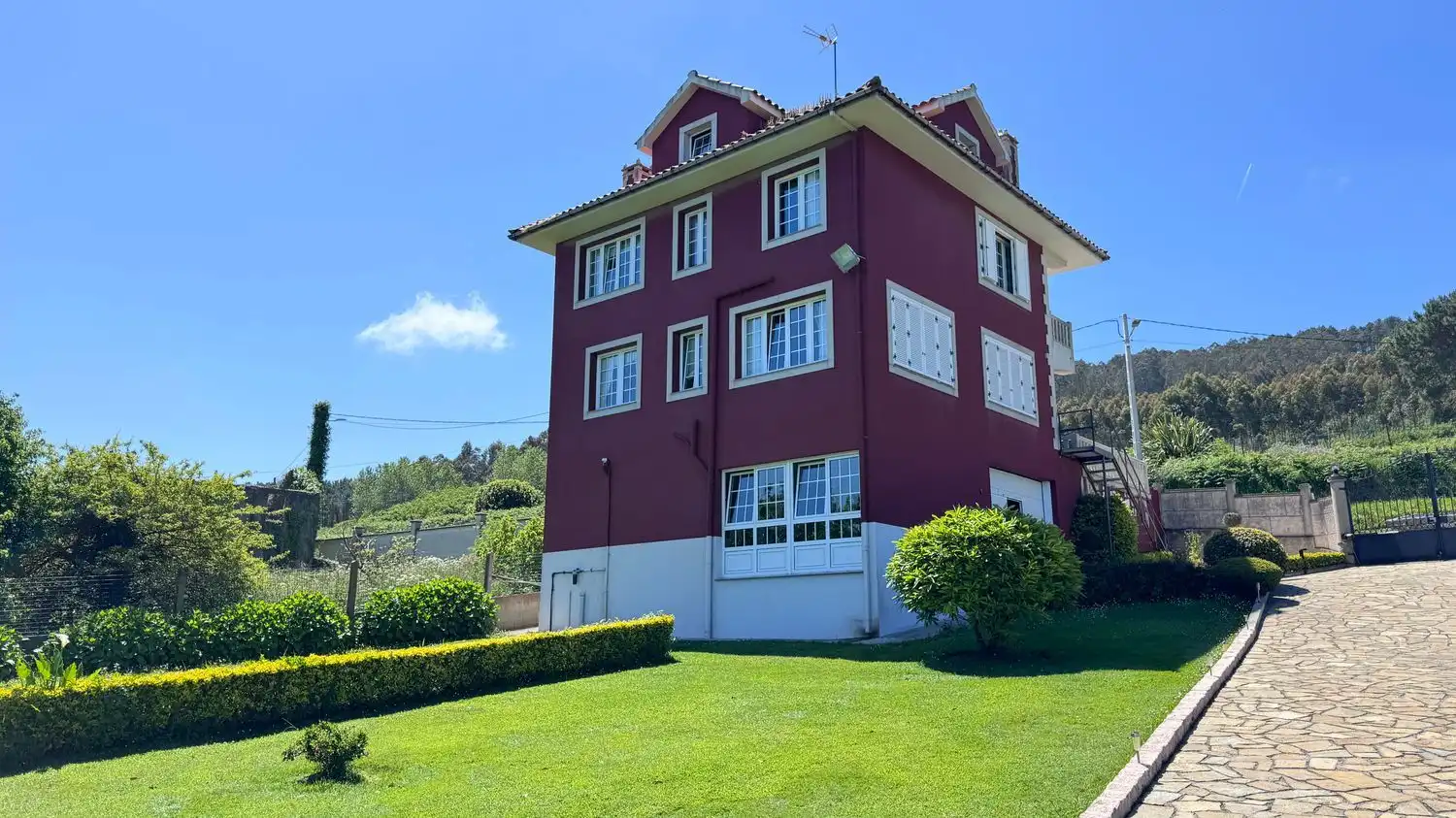 Exterior view of Houses for sale in Carballo  with Heating, Private garden and Swimming Pool