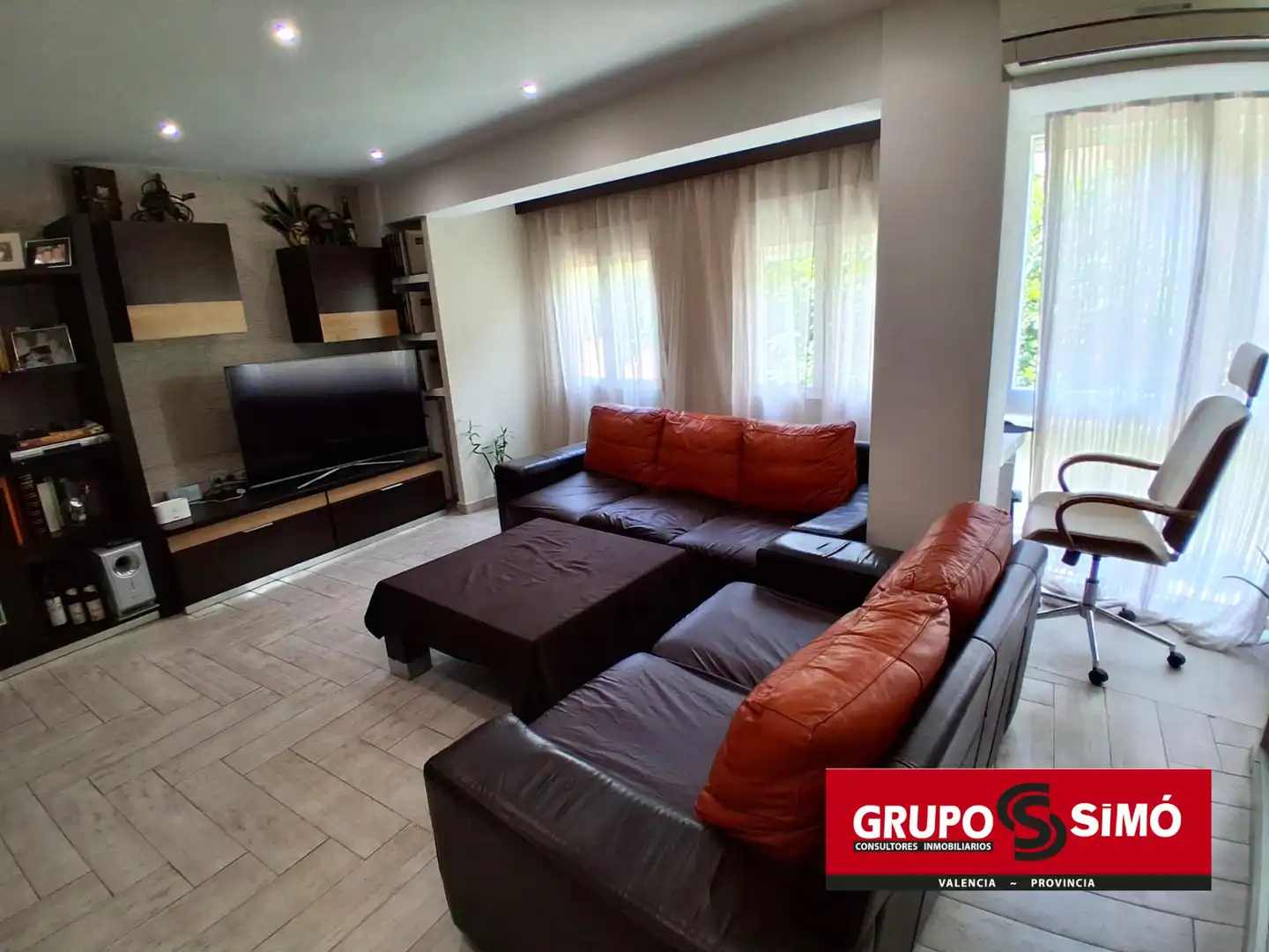 Sala de estar de Piso en venta en Valencia con Aire acondicionado, Amueblado y Horno