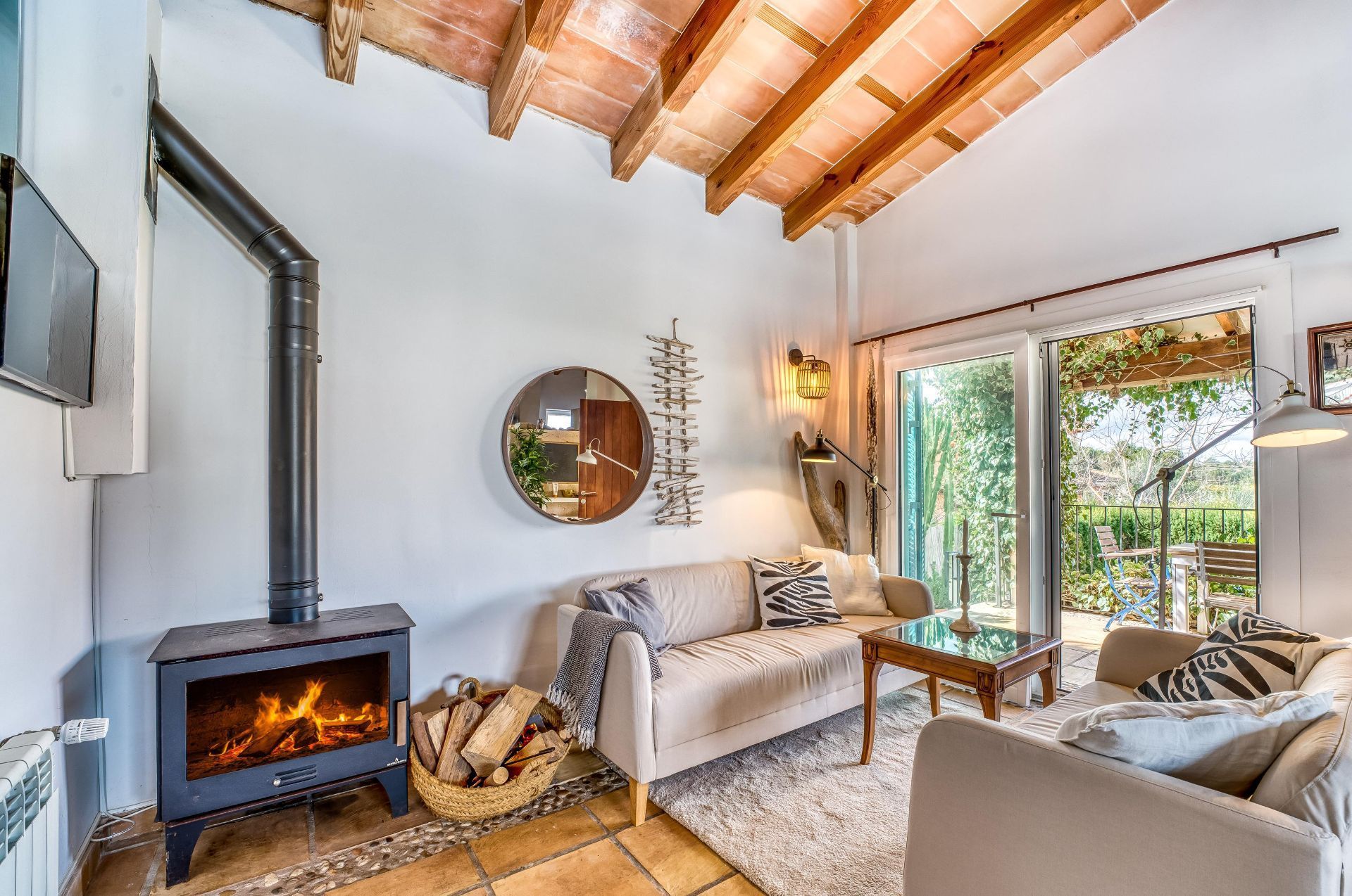 Living room of House or chalet for sale in Santa Margalida  with Air Conditioner, Heating and Private garden