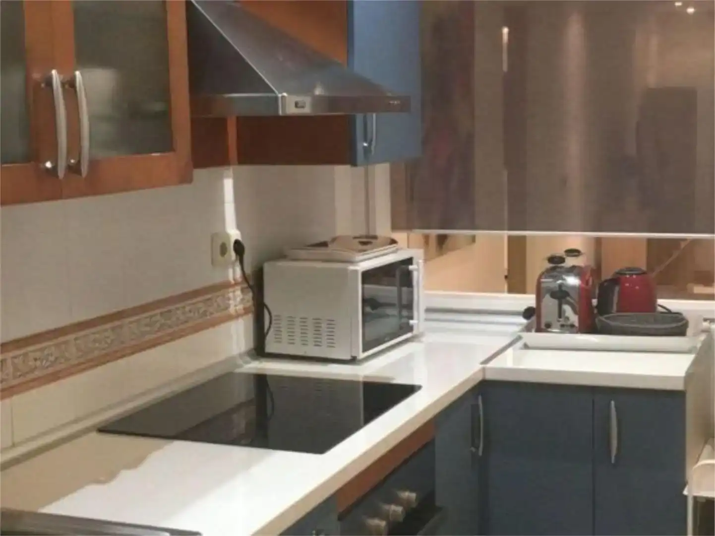 Cocina de Piso de alquiler en Marbella con Aire acondicionado, Piscina y Amueblado