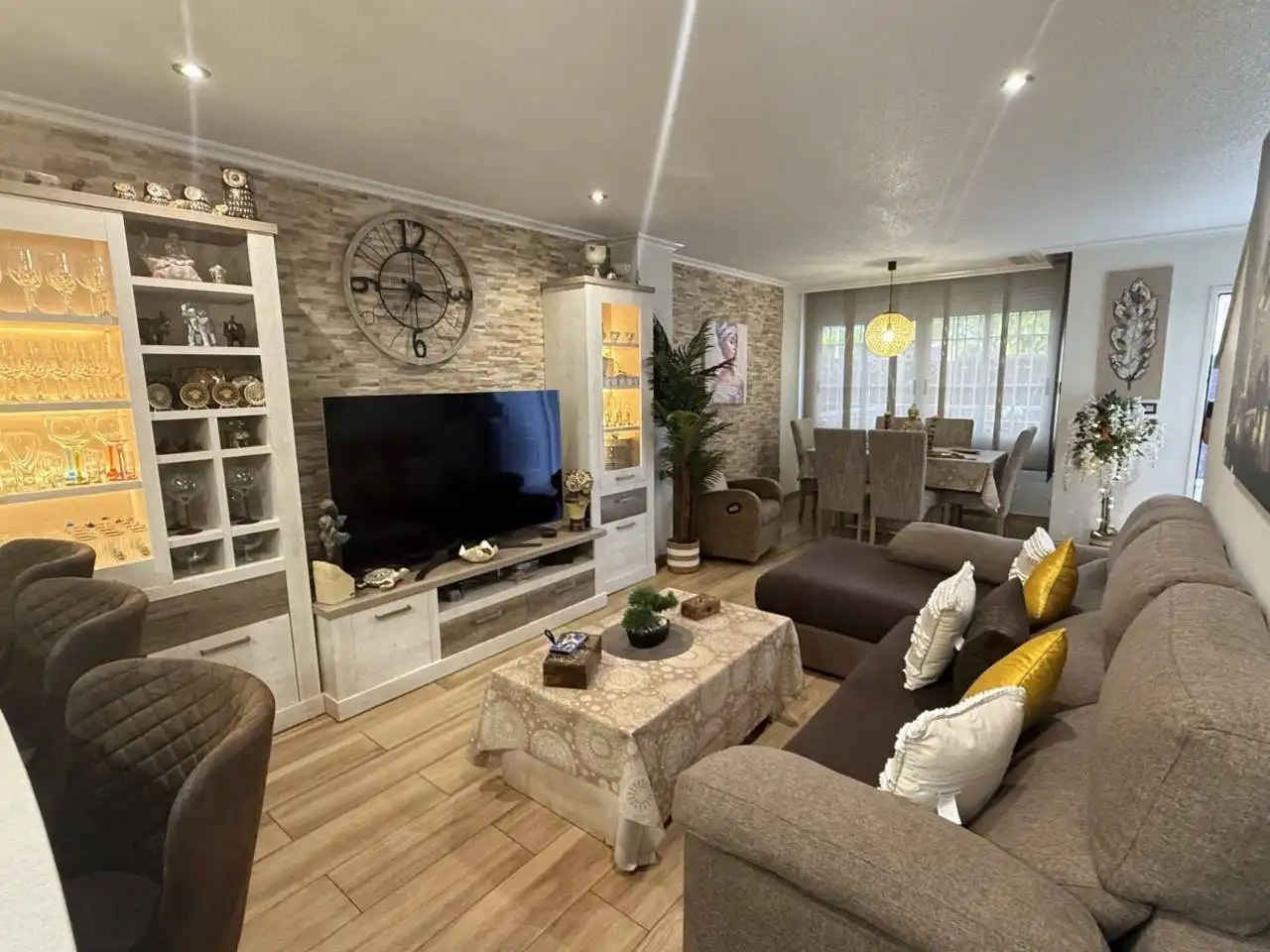 Sala de estar de Dúplex en venta en Elche / Elx con Aire acondicionado, Terraza y Trastero