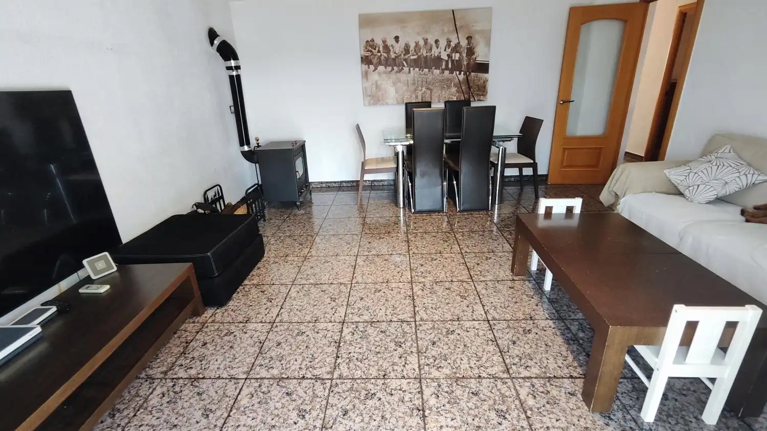 Sala de estar de Casa adosada en venta en Rubí con Trastero