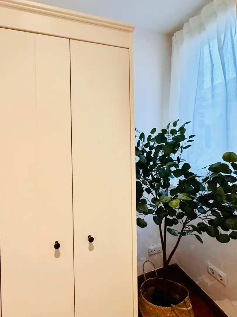 Schlafzimmer von Wohnung zur Miete in Barcelona mit Klimaanlage, Heizung und Möbliert