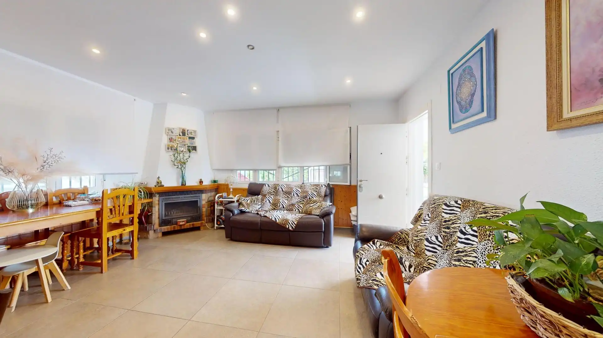 Living room of Houses for sale in Elche / Elx  with Air Conditioner, Private garden and Terrace