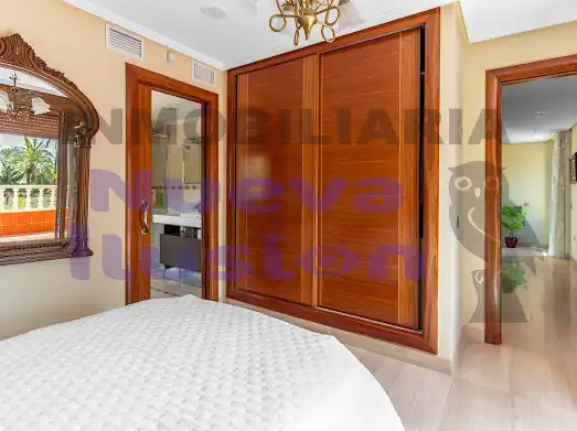Bedroom of Houses for sale in Roquetas de Mar  with Air Conditioner, Heating and Private garden