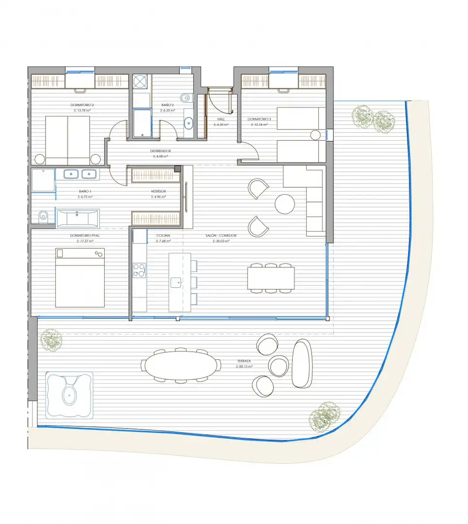 Apartament amb ascensor en venda a Torreblanca del Sol, imagen 36