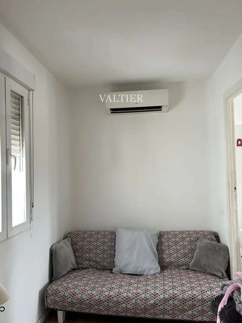 Schlafzimmer von Wohnung zur Miete in  Madrid Capital mit Klimaanlage und Möbliert